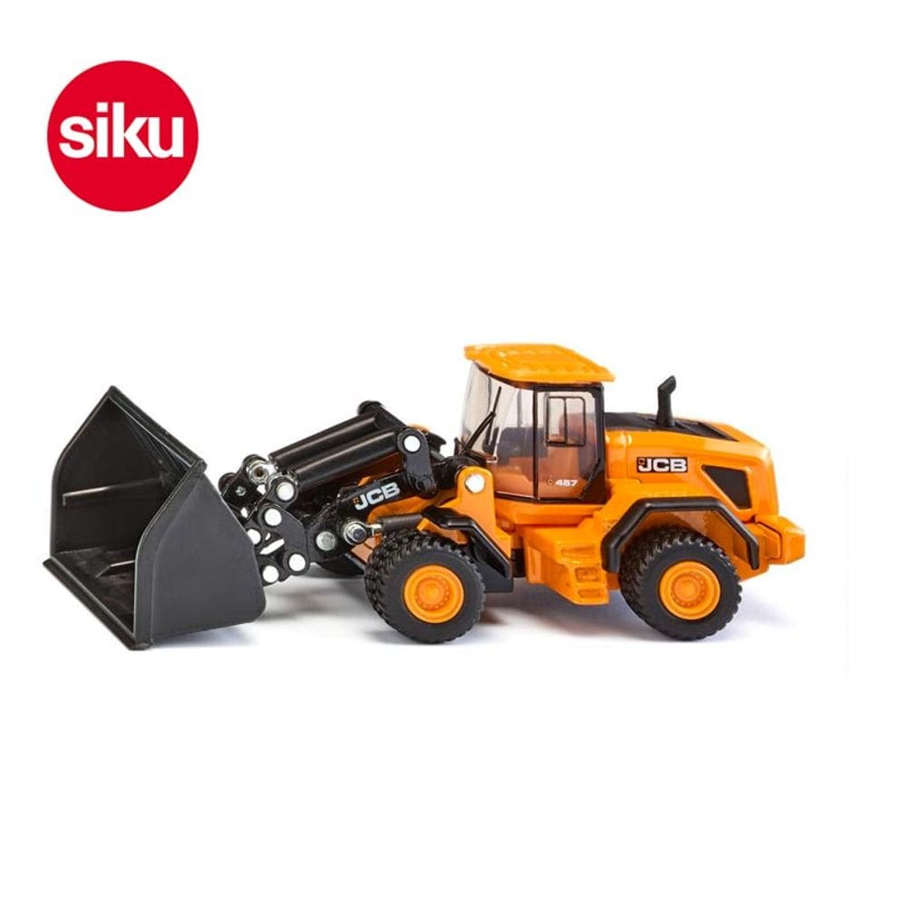 Miniatura Trator Pá Carregadeira JCB  457 WLS 1/87 Siku