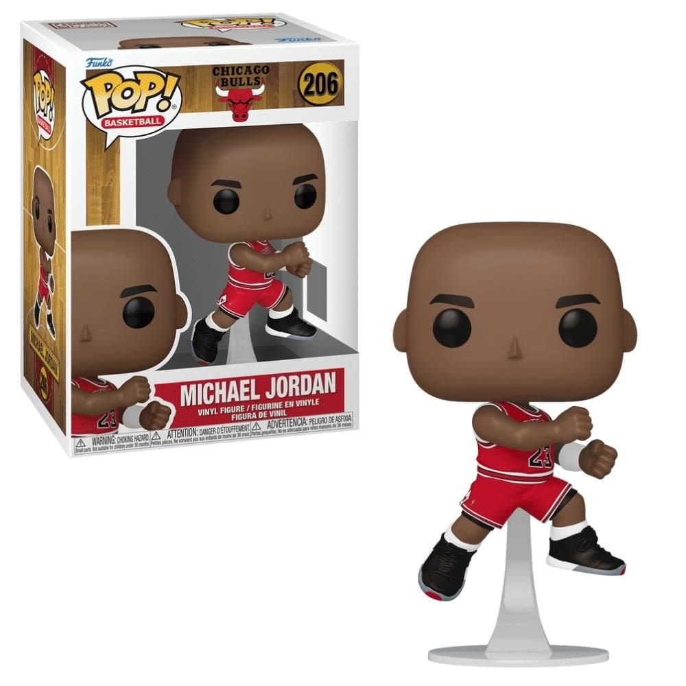 Boneco Funko Pop! NBA Bulls Michael Jordan (`89) ”The Shot”