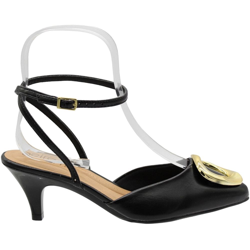 Sapato Scarpin Beira Rio Adorno Metalizado Feminino