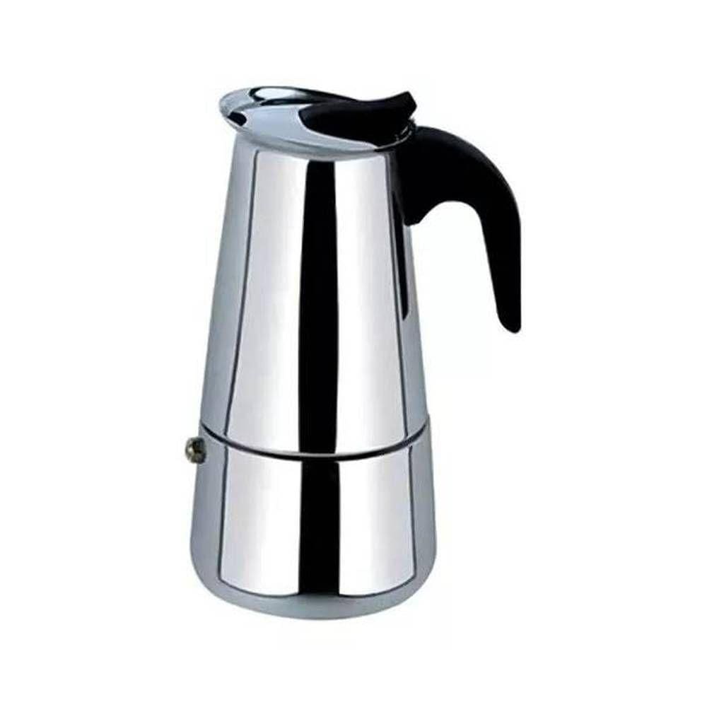 Cafeteira Italiana Moka 300ml Aço Inox Premium 06 Xícaras