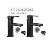 Kit 02 Torneira para Banheiro, de Bancada, Mesa, lavabo Água Fria 138
