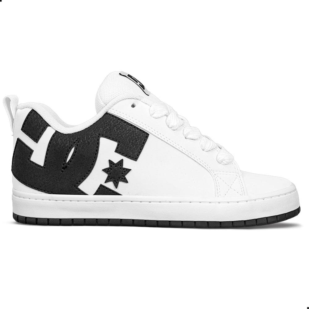Tênis DC Shoes New Court Graffik SD Unissex | White Black