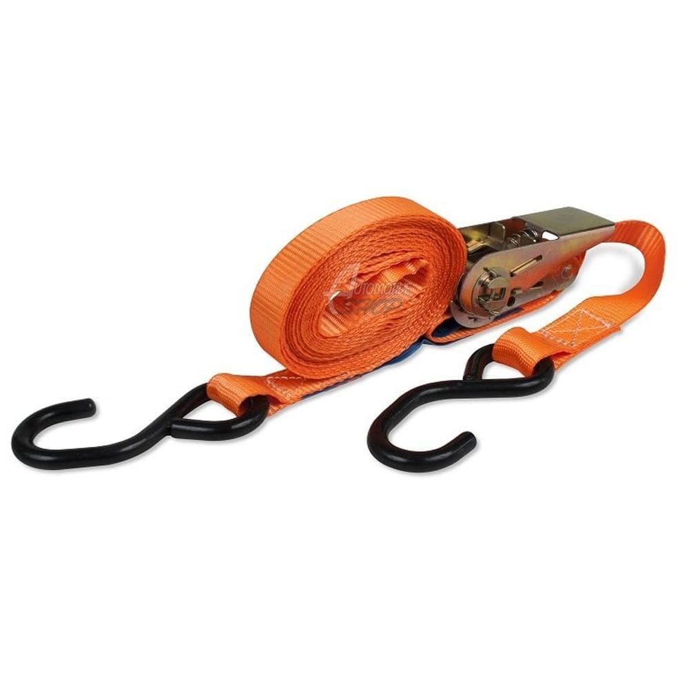 Fita Corda Cinta Catraca Amarrar Carga 500kg 4,5m 25mm Cor