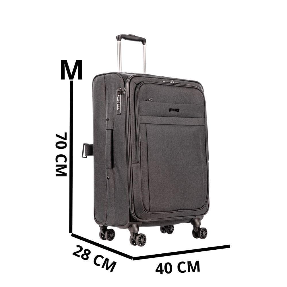 Mala De Viagem Média Ultralight Hug 23kg Rodas 360 Cad Tsa