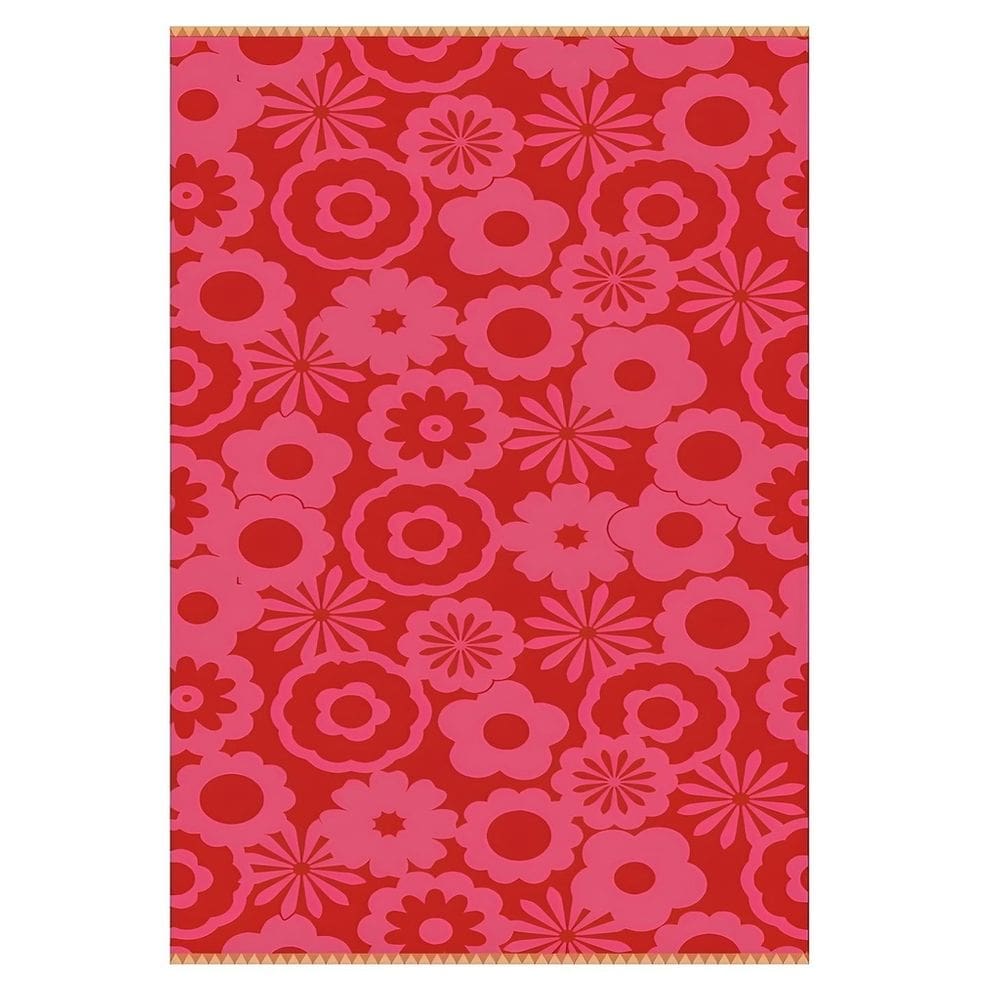 Toalha Gigante De Praia Piscina Dohler 100 % Algodão Aveludada Iris Rosa