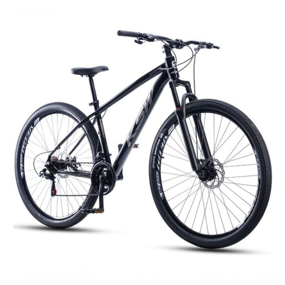 Bicicleta Bike Aro 29 Ksw Marcha 21 Velocidades Alumínio Xlt 100 Mtb Preto/prata 15