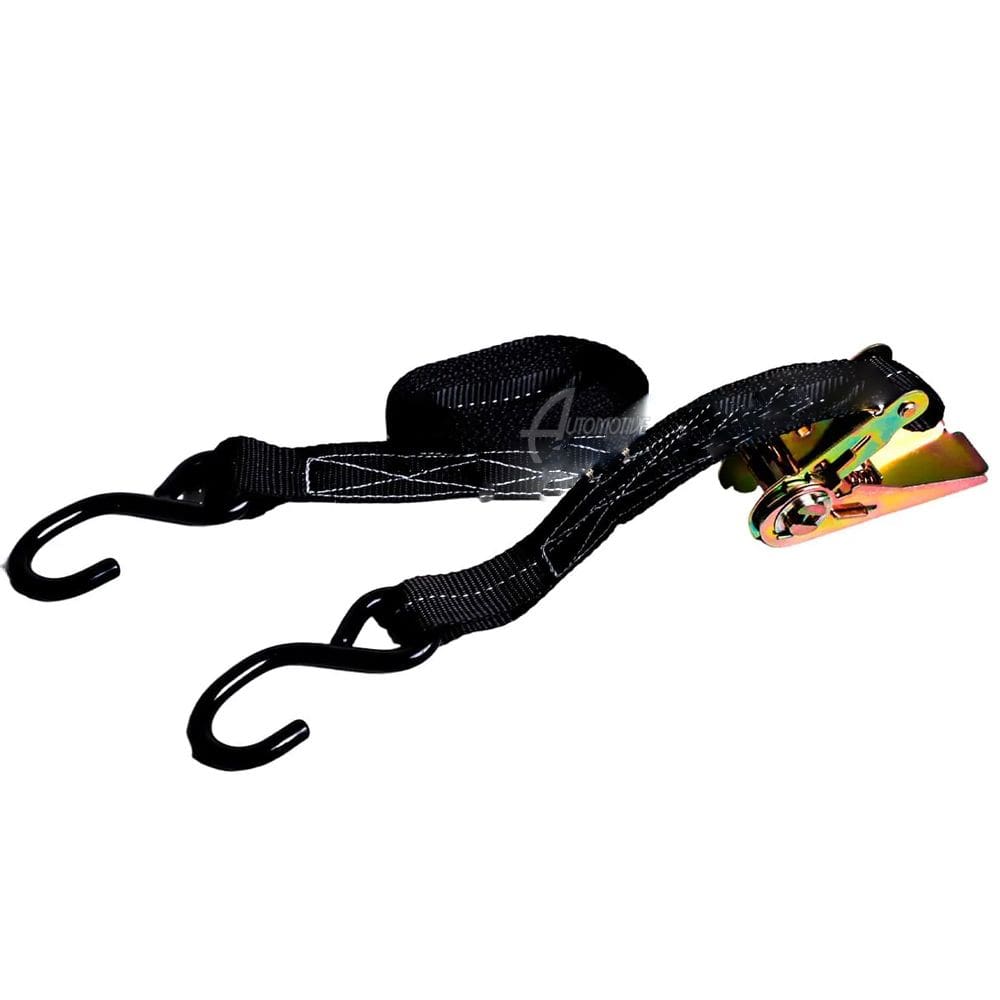 Fita Corda Cinta Catraca Amarrar Carga 120kg 4,5m 25mm Preto