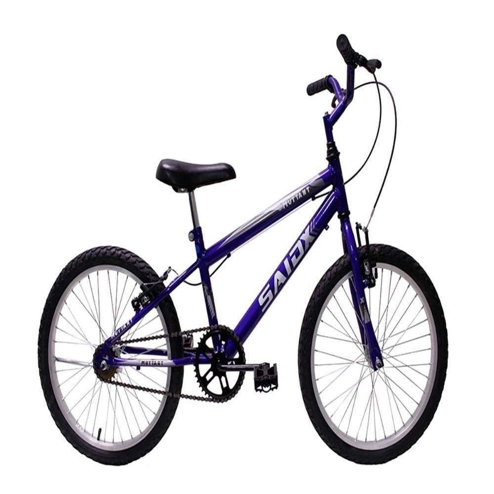 Bicicleta Aro 20 Mono Meninos Azul Com Rodinhas