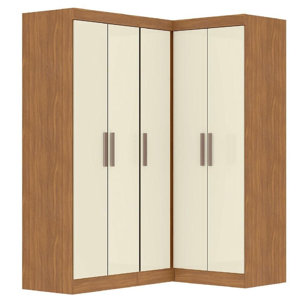 Quarto Modulado De Canto Madrid Com 5 Portas Maxel