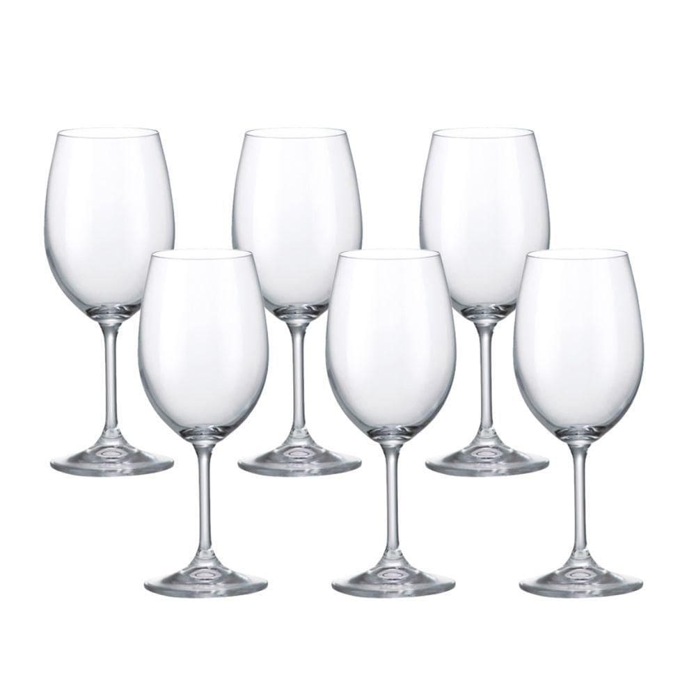 Jogo De Taças 6 Peças Gastro Em Cristal Vinho-água 580 Ml