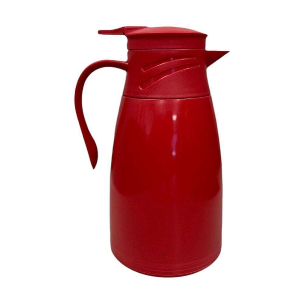 Bule Térmico De Plástico 1l Para Cafés E Chás - Vermelho Mood
