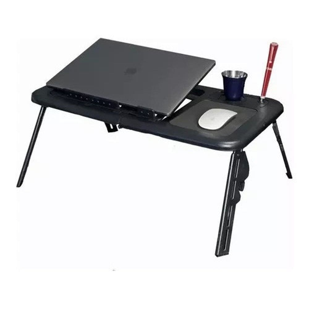 Mesa Para Notebook Com Suporte Para Mouse Copo Caneta