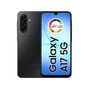 Celular Samsung Galaxy A17 5G com IA, 128GB, 4GB RAM, Câm de 50MP, Tela de 6.7”, NFC, IP54 - Preto