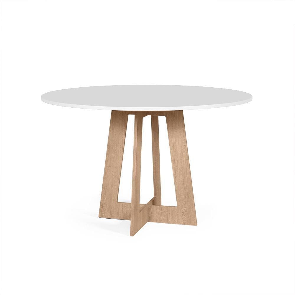 Mesa de Jantar Redonda 6 Lugares 120cm Montreal