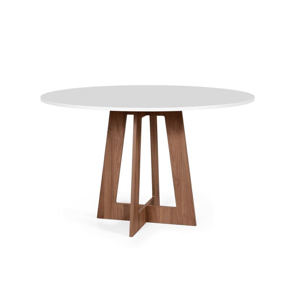 Mesa de Jantar Redonda 6 Lugares 120cm Montreal