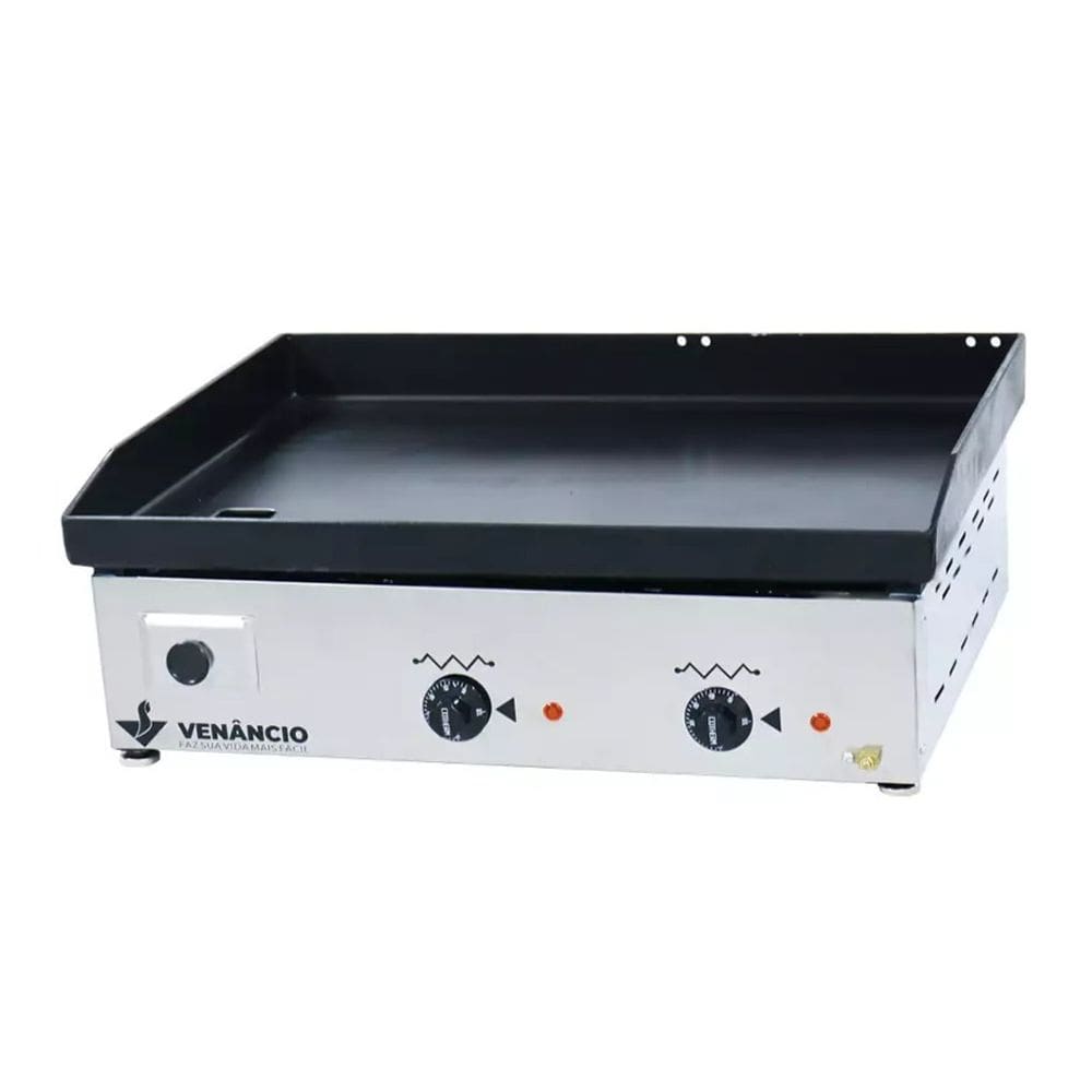 Chapa Bifeteira Elétrica 65cm Inox Venâncio 4,76mm de Espessura CE65 220v