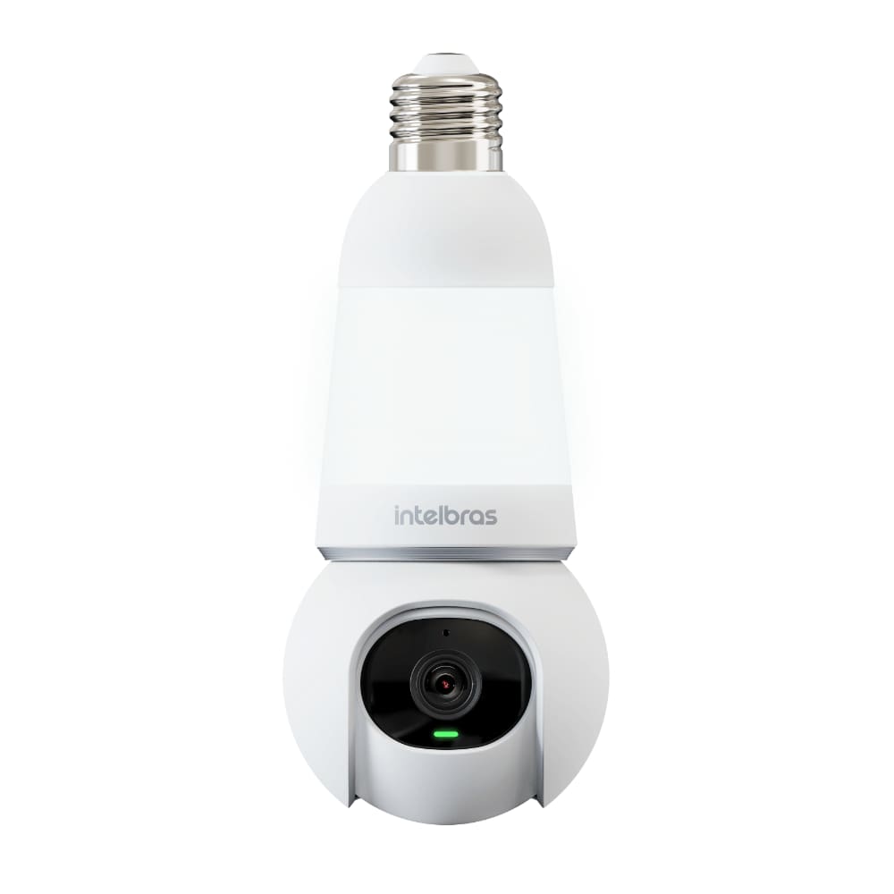 Câmera Inteligente iM6 com Conector E27 e Sensor Autotracking Intelbras