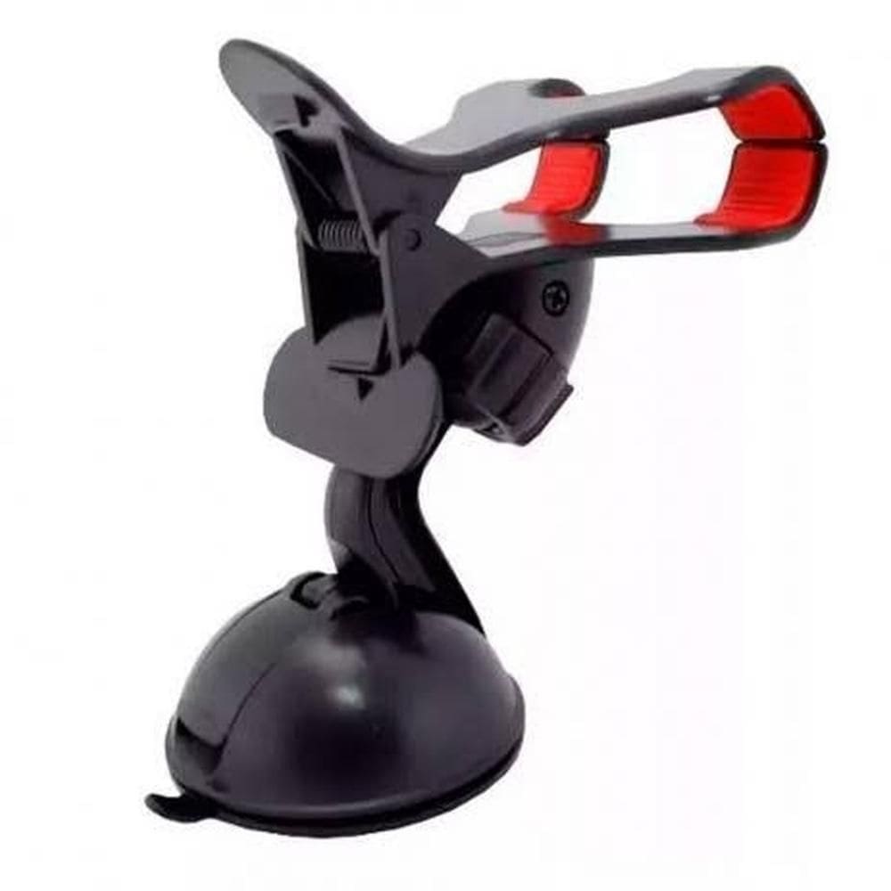 Suporte Veicular Universal para Celulares e GPS com Ventosa FF004 Preto