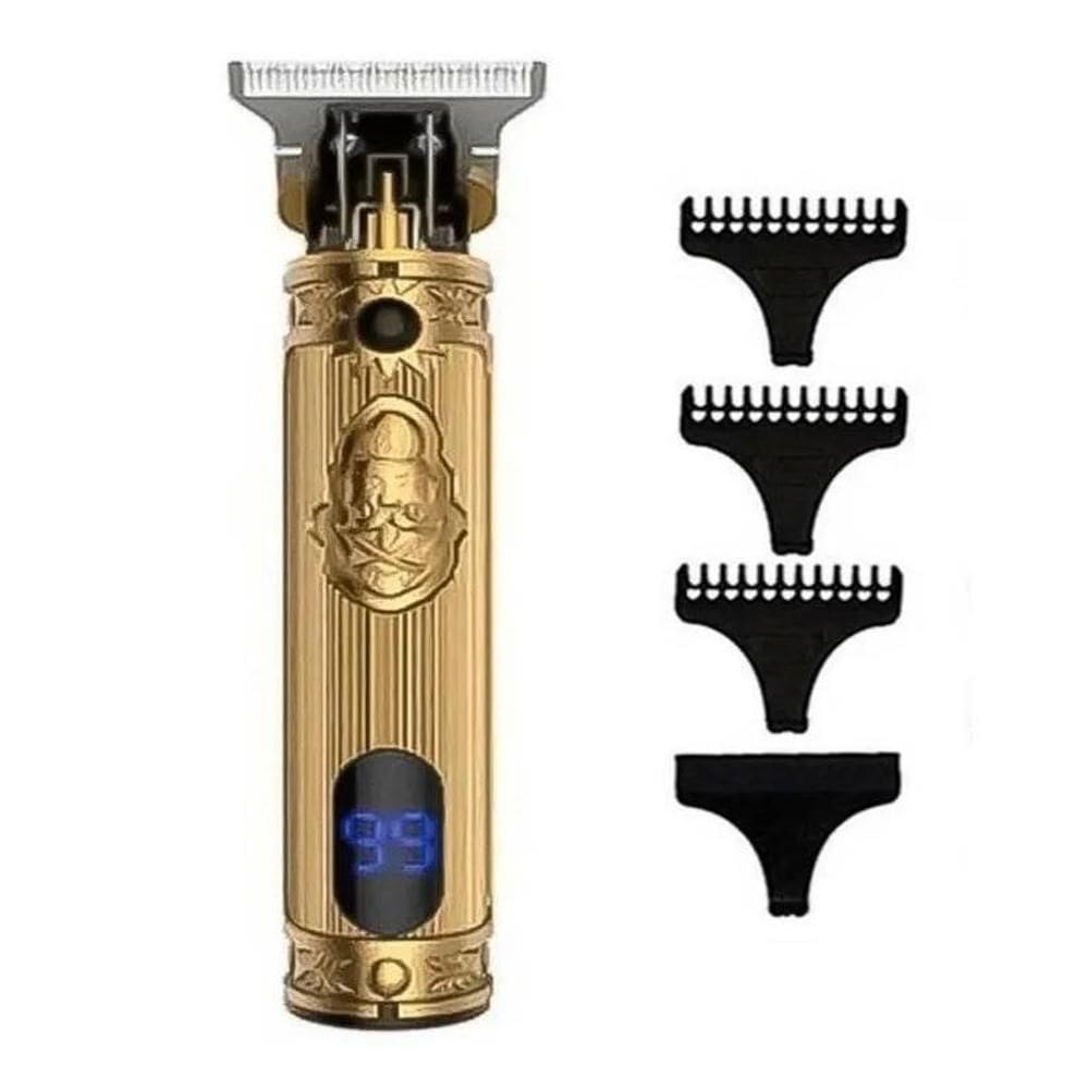 Maquina Corta Cabelo Acabamento Aparador Barbeador Versatil Retrô