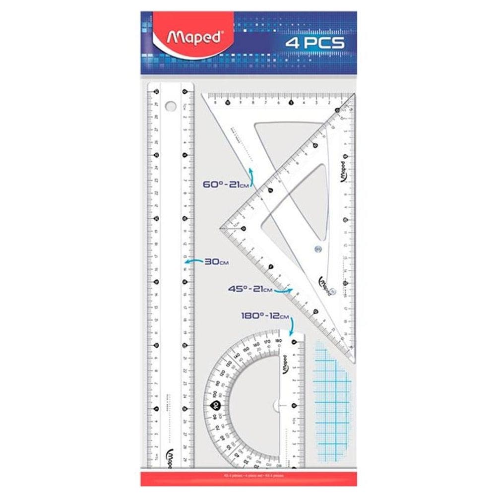 Kit para desenho Classic 242830 4 peças - Maped