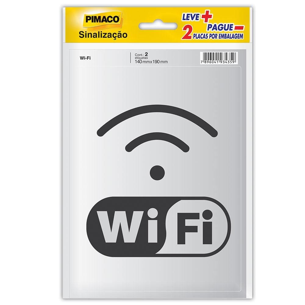 Etiqueta Wifi Pimaco