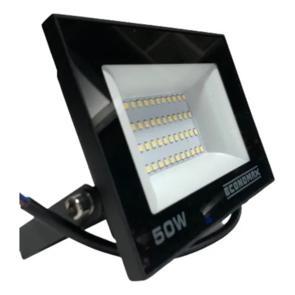 Kit 10 Projetor Refletor Led 50w Luz Branca Fria Bivolt Kian