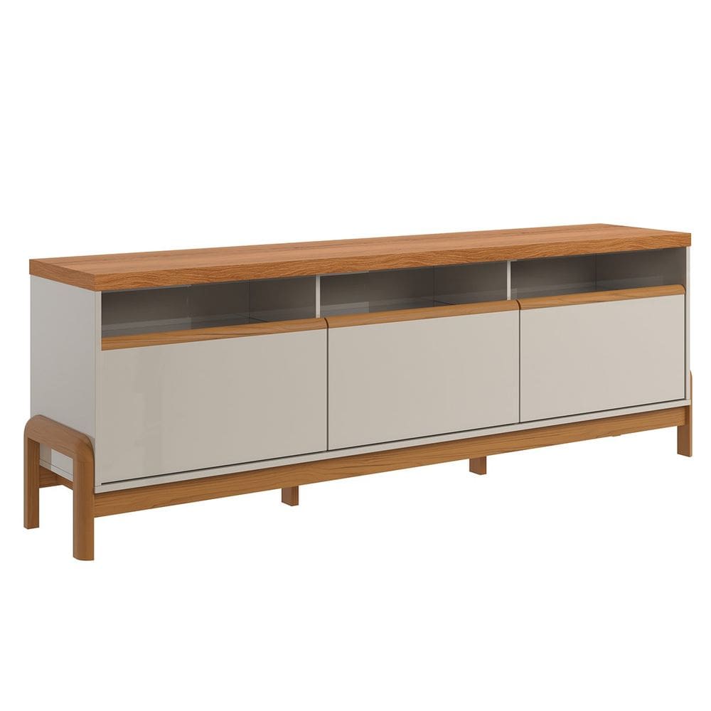 Rack Bancada para Tv de até 70” 1 Porta 2 Gavetas 1.9 Elisa