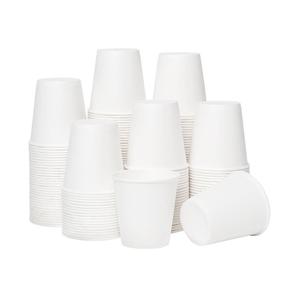 Copos de papel descartáveis RACETOP 90mL para banheiro [pacote de 100]