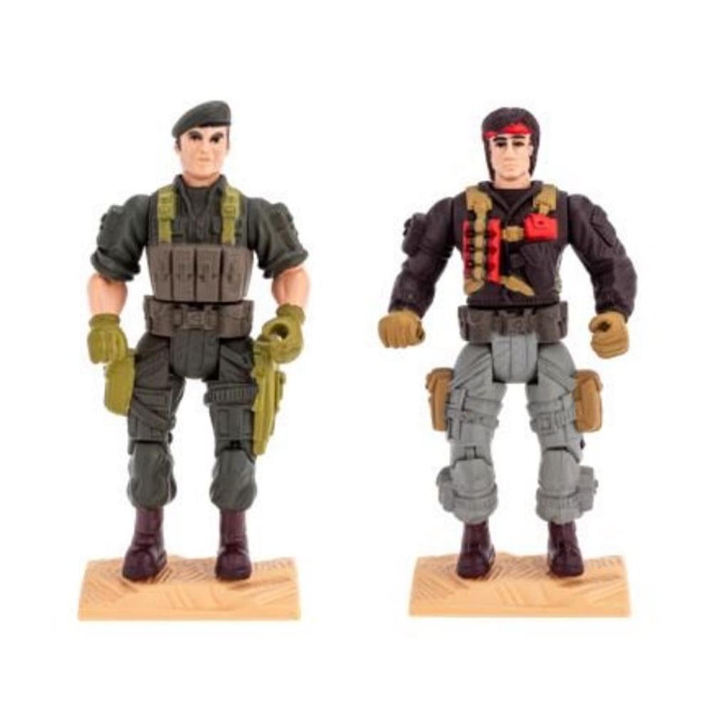 Chuck x Hammer - SOS Comandos - Cartela com 2 Figuras e Acessórios - Gulliver