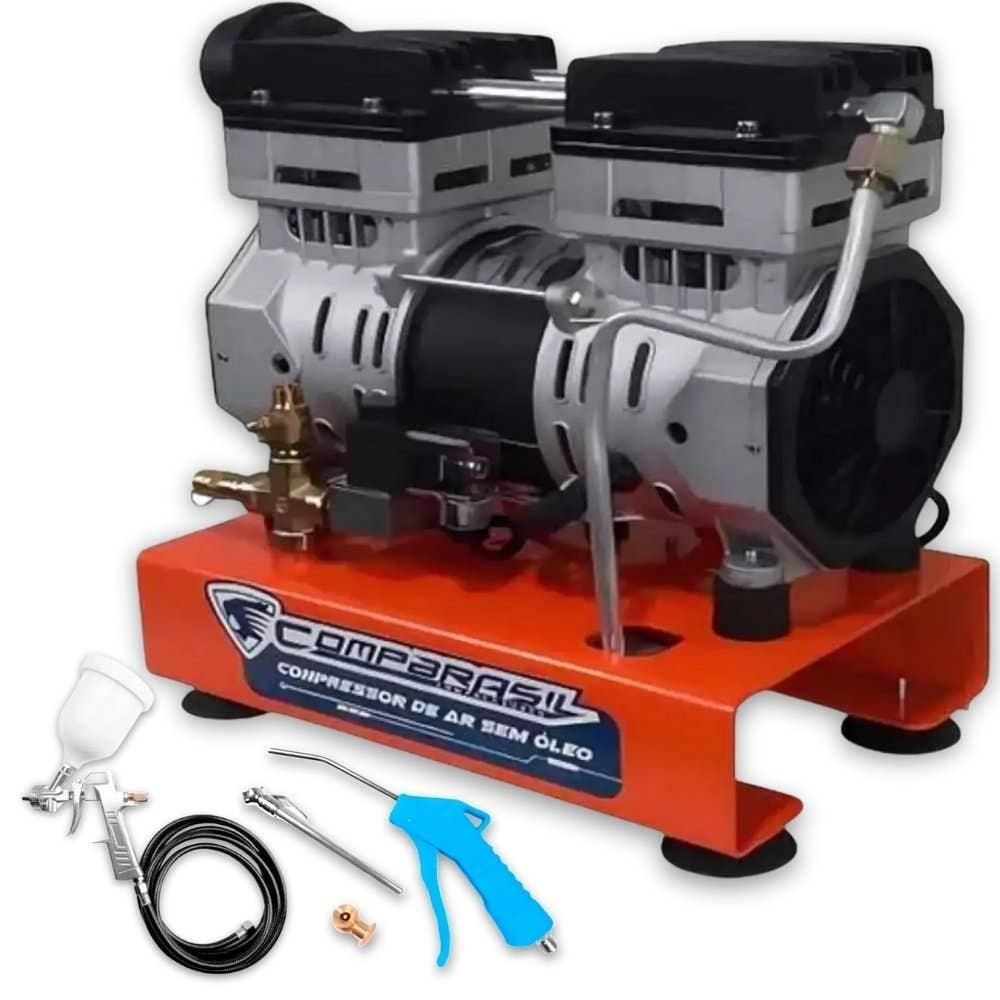 Compressor de Ar Direto 5,4 Pés 1HP para Poço Artesiano 750-AD com Kit 6 Pçs FERRARI