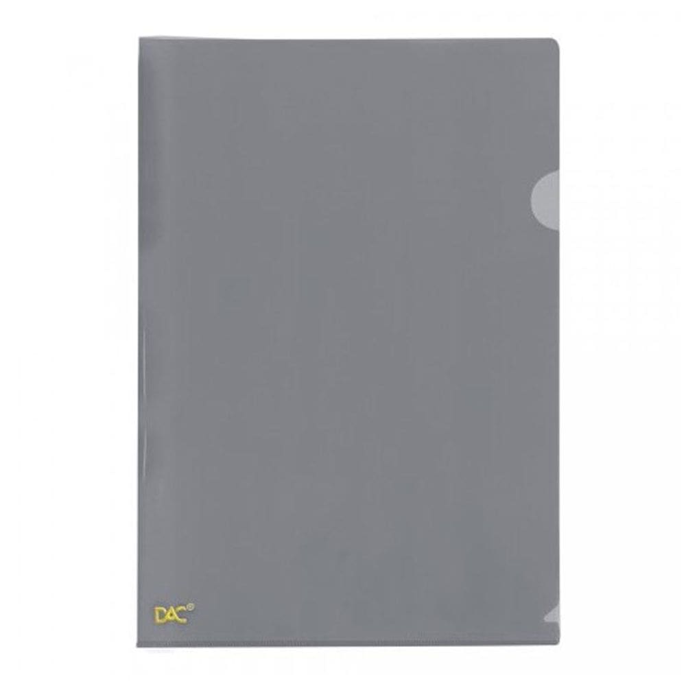 Pasta em L ofício Fumê 041PP-FM pacote c/ 10 unidades Dac