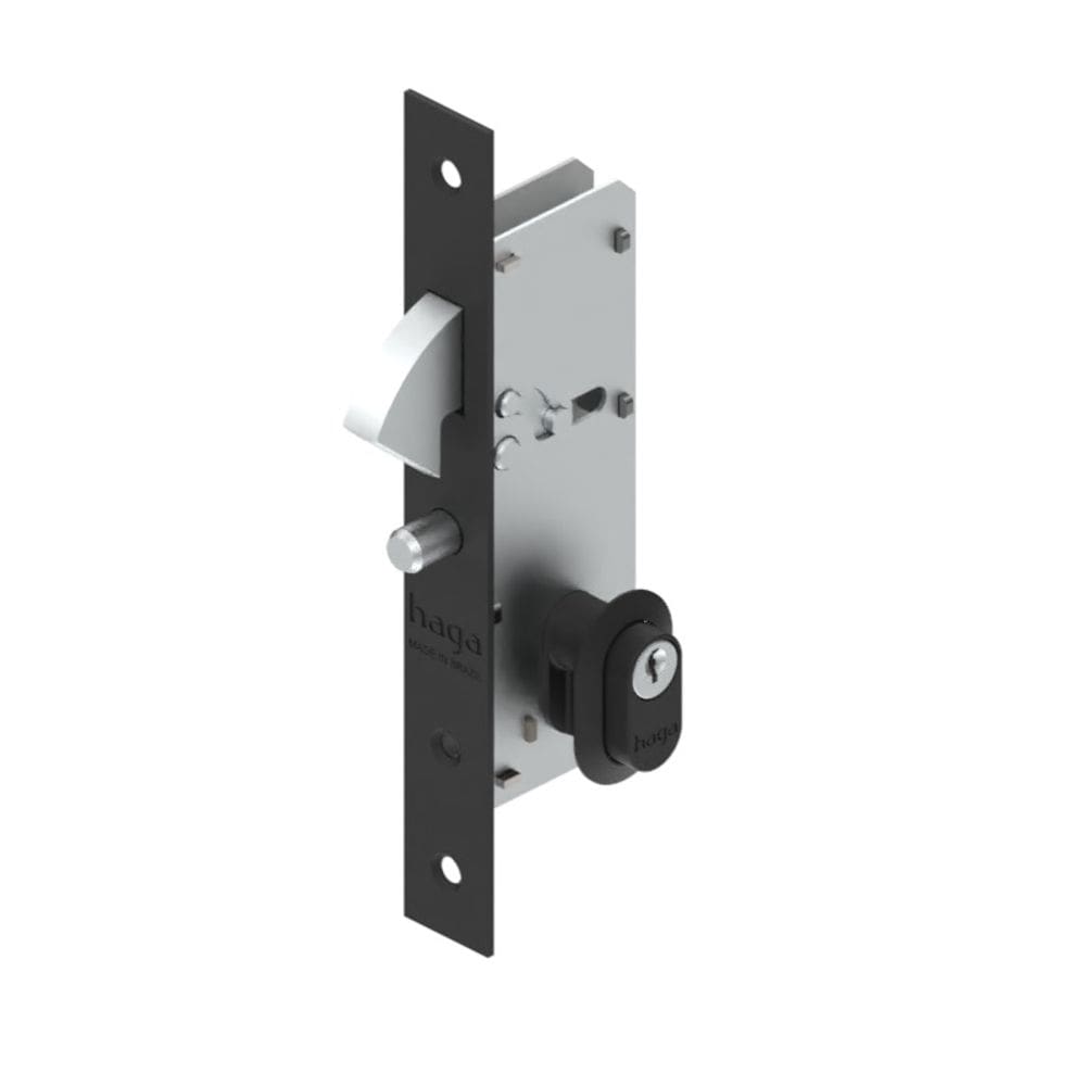 Fechadura HAGA - Nápole - Bico de Papagaio - Externa - 1281B