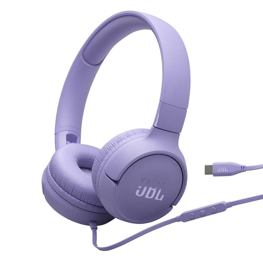 JBL Tune 520C, Fone de Ouvido com Fio USB-C, Roxo