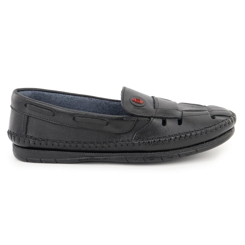 Mocassim Masculino Couro Vazado