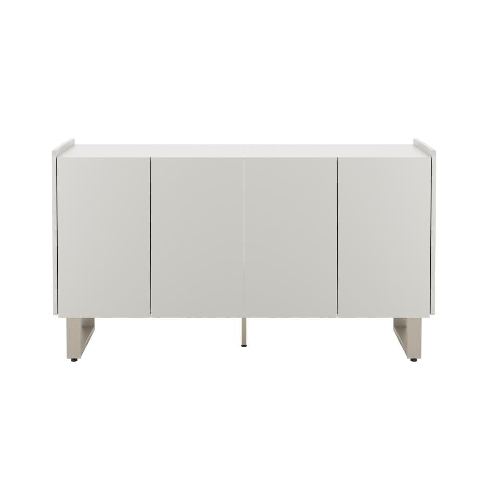 Buffet Arcadia 152 cm Off White Fosco com Champanhe