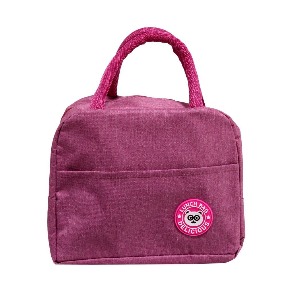 Bolsa Térmica Marmita 4,5l Viagem Praia Camping Garrafa Alça Rosa