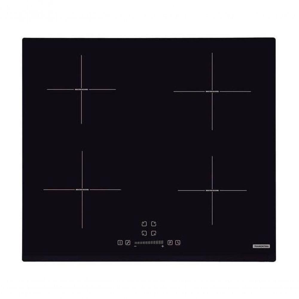 Cooktop Por Indução Tramontina Square Slider B 4ei 60 Vitrocerâmico
