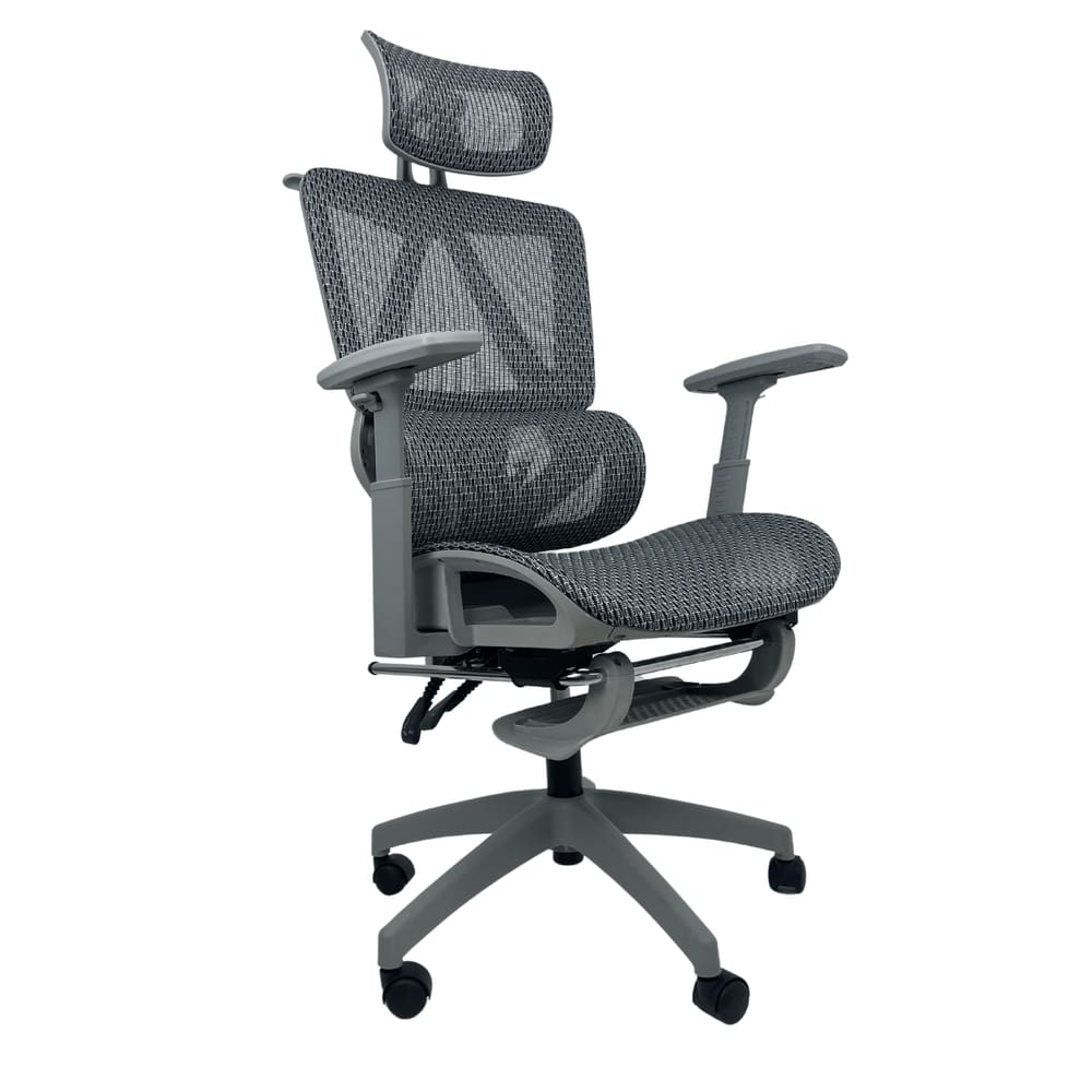 Cadeira de Escritório Presidente Executiva Oficial Titan Cinza