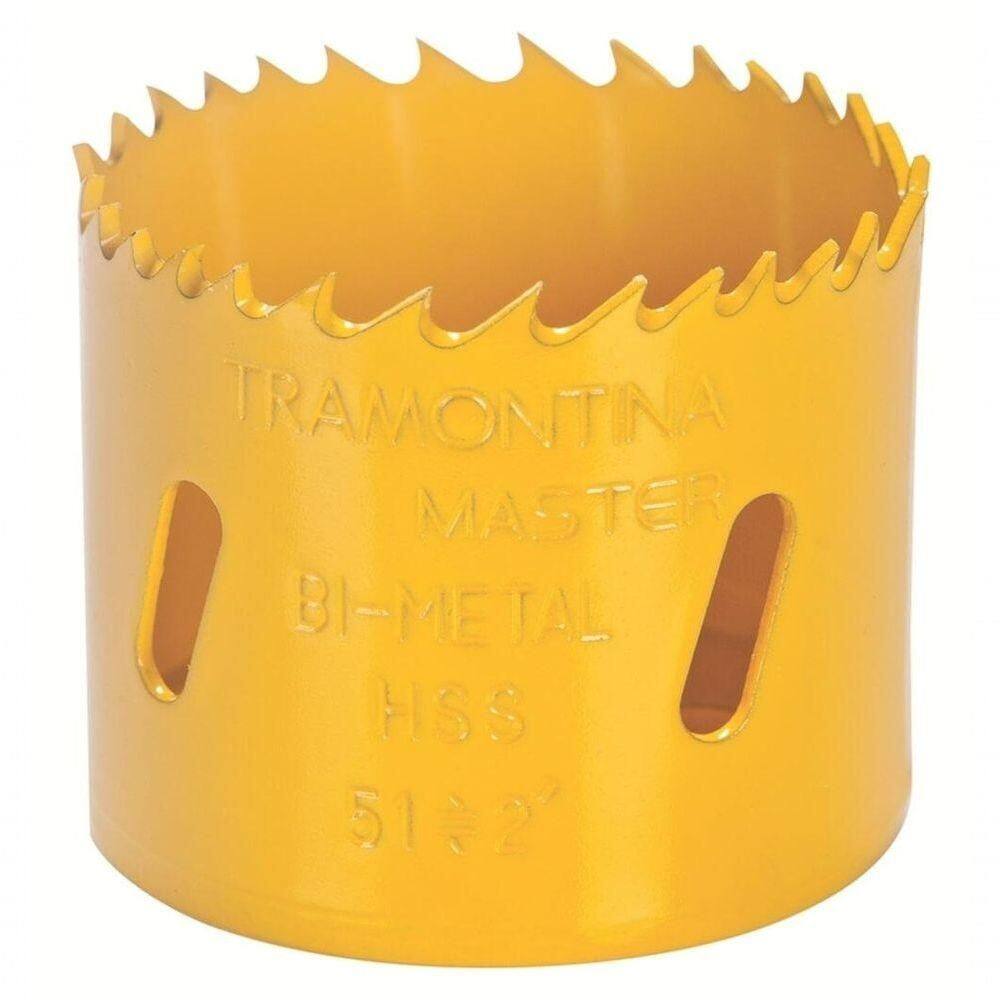 Serra Copo Bi-metálica Tramontina 76 Mm 3” Master Dentes De Aço Rápido Hss