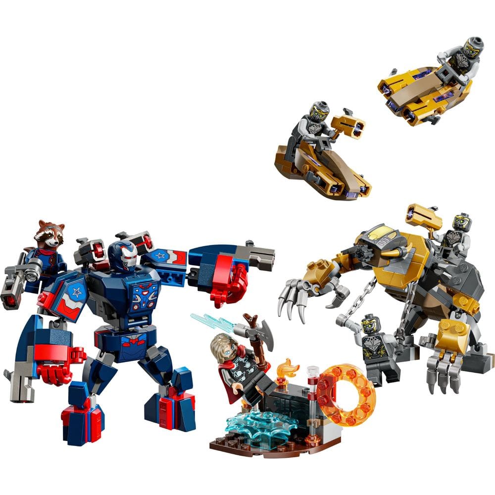 Blocos de Montar - Super Heroes Marvel - Vingadores: Ultimato Thor Vs Chitauri LEGO DO BRASIL