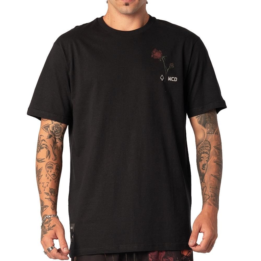 Camiseta MCD Dead Flowers SM26 Masculina Preto