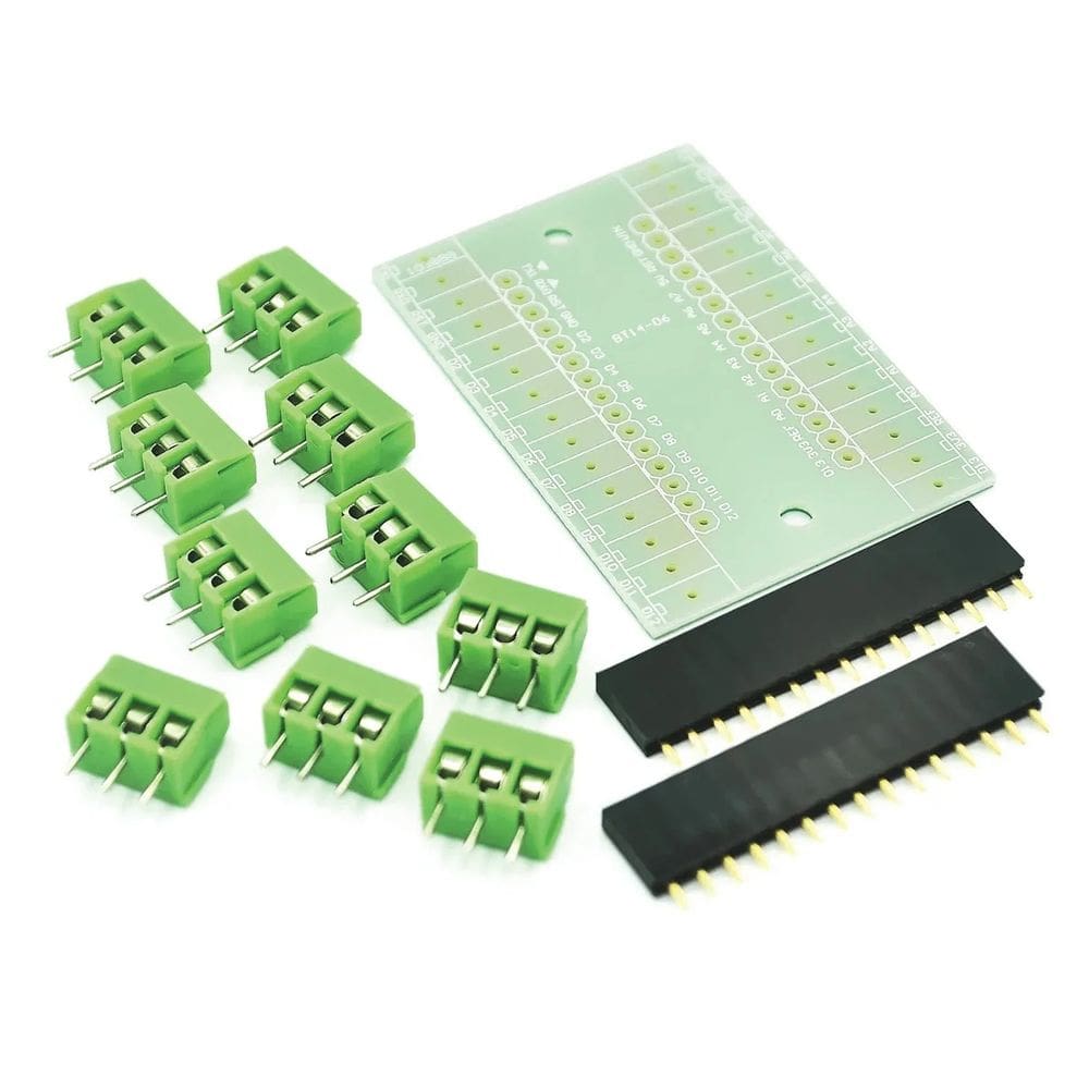 Placa Borne Terminal Para Arduino Nano - Diy A Soldar