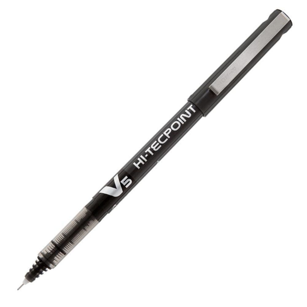 Caneta hidrográfica Hi Tecpoint V5 preto Pilot