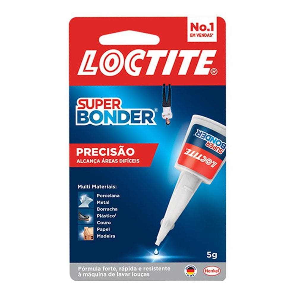 Cola Super Bonder Precisão 5g Loctite 2671980 Henkel