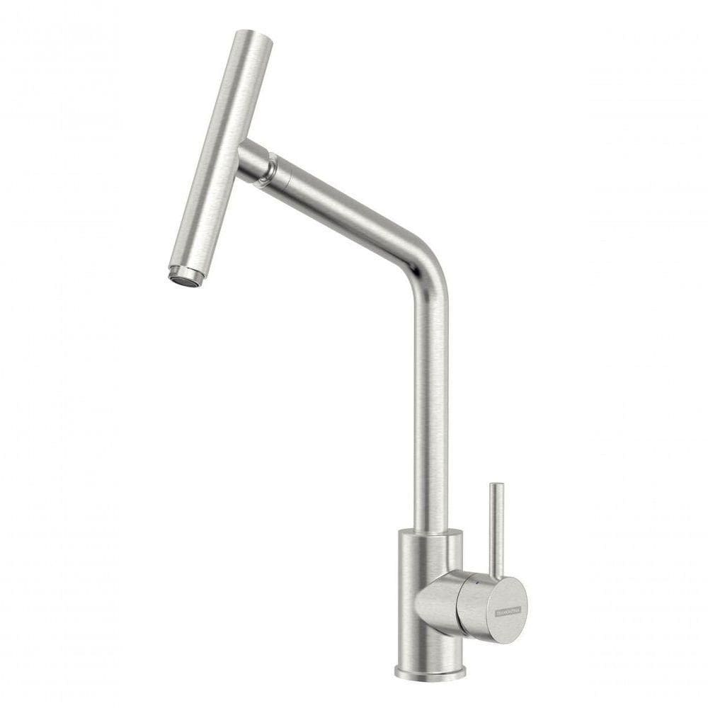 Monocomando Tramontina Versa Em Aço Inox Com Bica Articulada