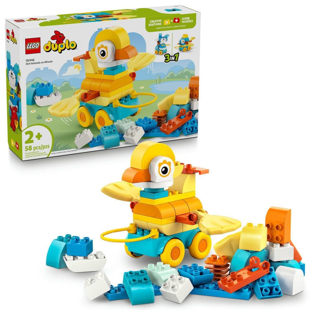 Bloco de Montar - Animais Sobre Rodas - 3 em 1 LEGO DO BRASIL