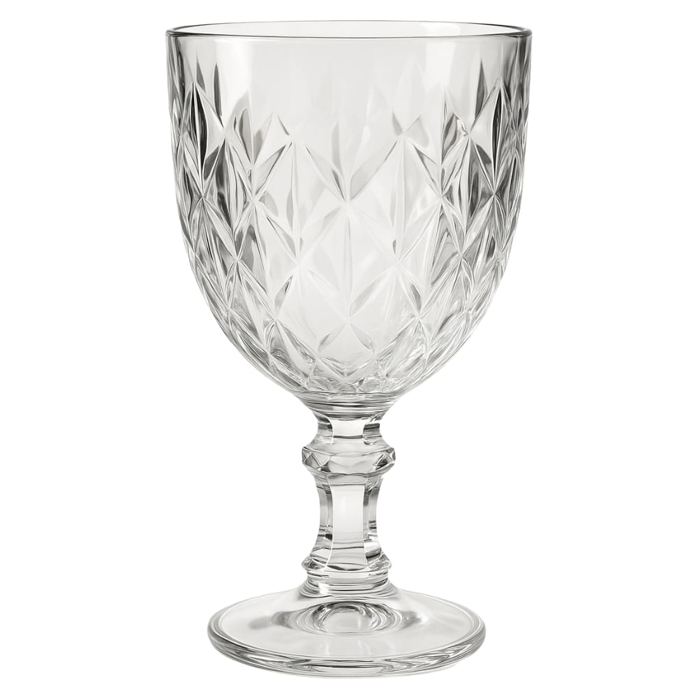 Taça de Vidro Diamond Resistente 315 ml Diversas Cores
