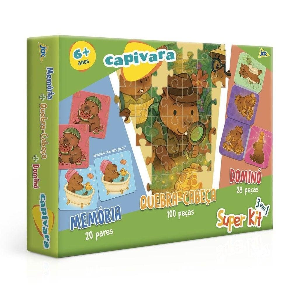 Super Kit Capivara 3 em 1 - Toyster