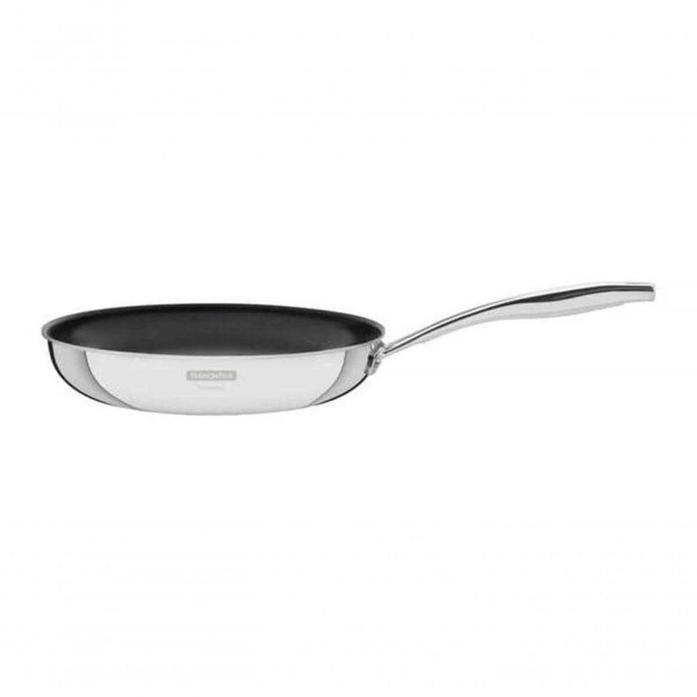 Frigideira Tramontina Grano 26cm Em Inox Com Corpo Triplo E Revestimento Interno Em Antiaderente