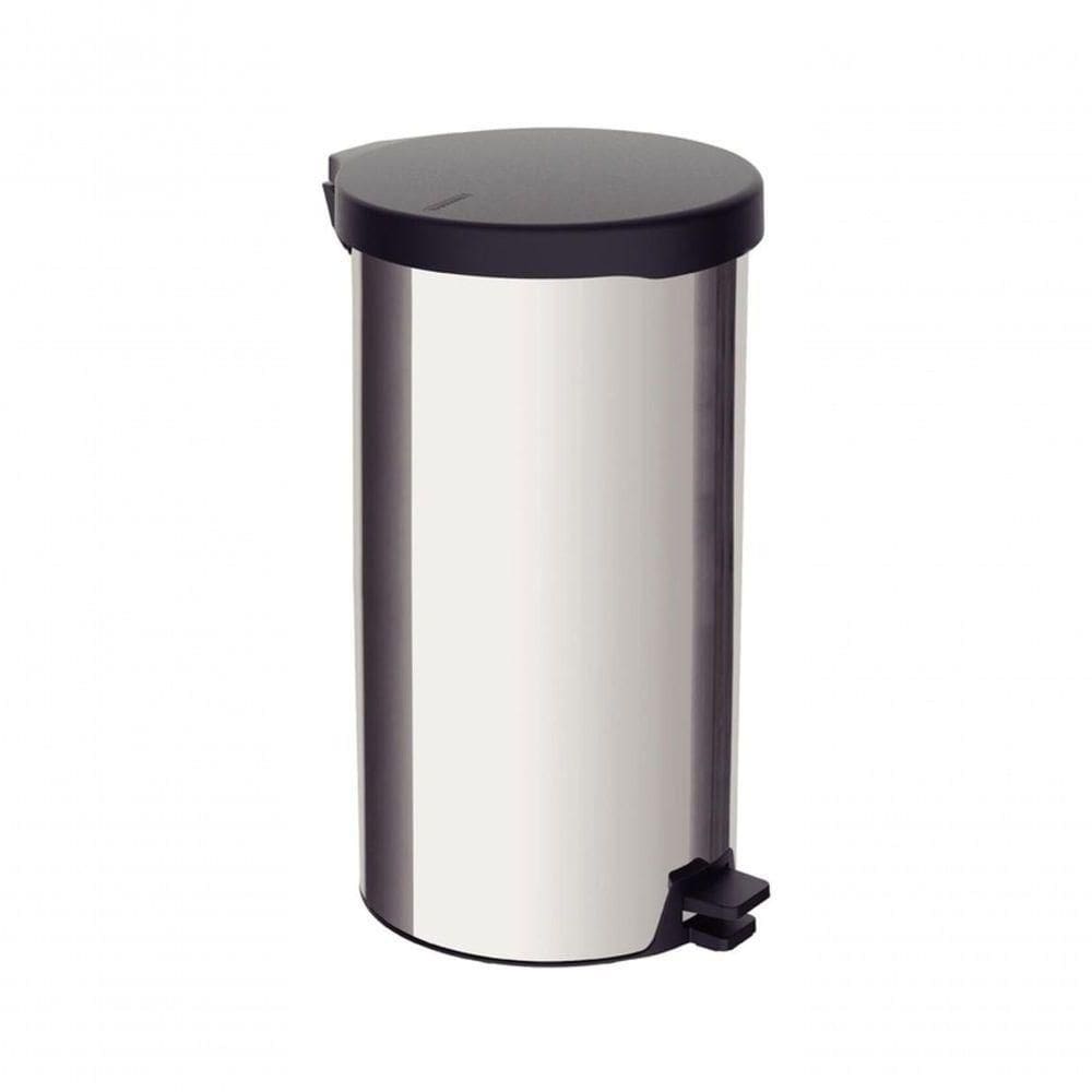 Lixeira Com Pedal Tramontina New Em Aço Inox Com Acabamento Polido 20 L